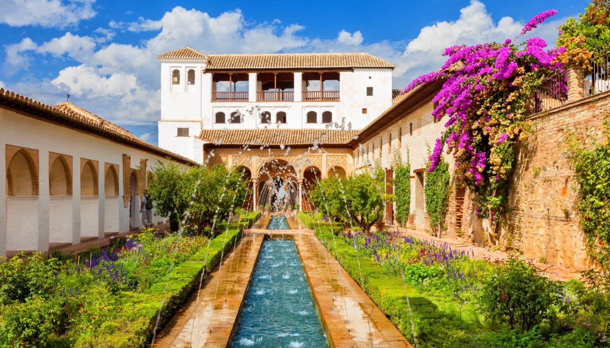 Generalife en la Alhambra de Granada