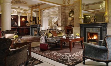 Buswells Hotel reception, Dublin