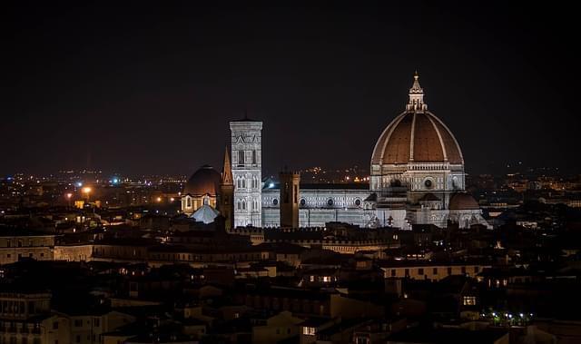 vista serale di Firenze