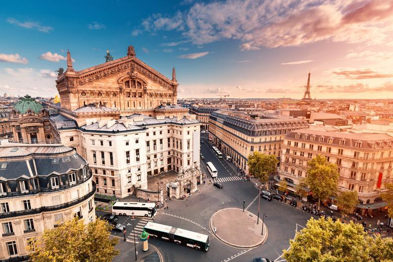 terraza de Galerías Lafayette gratis en París